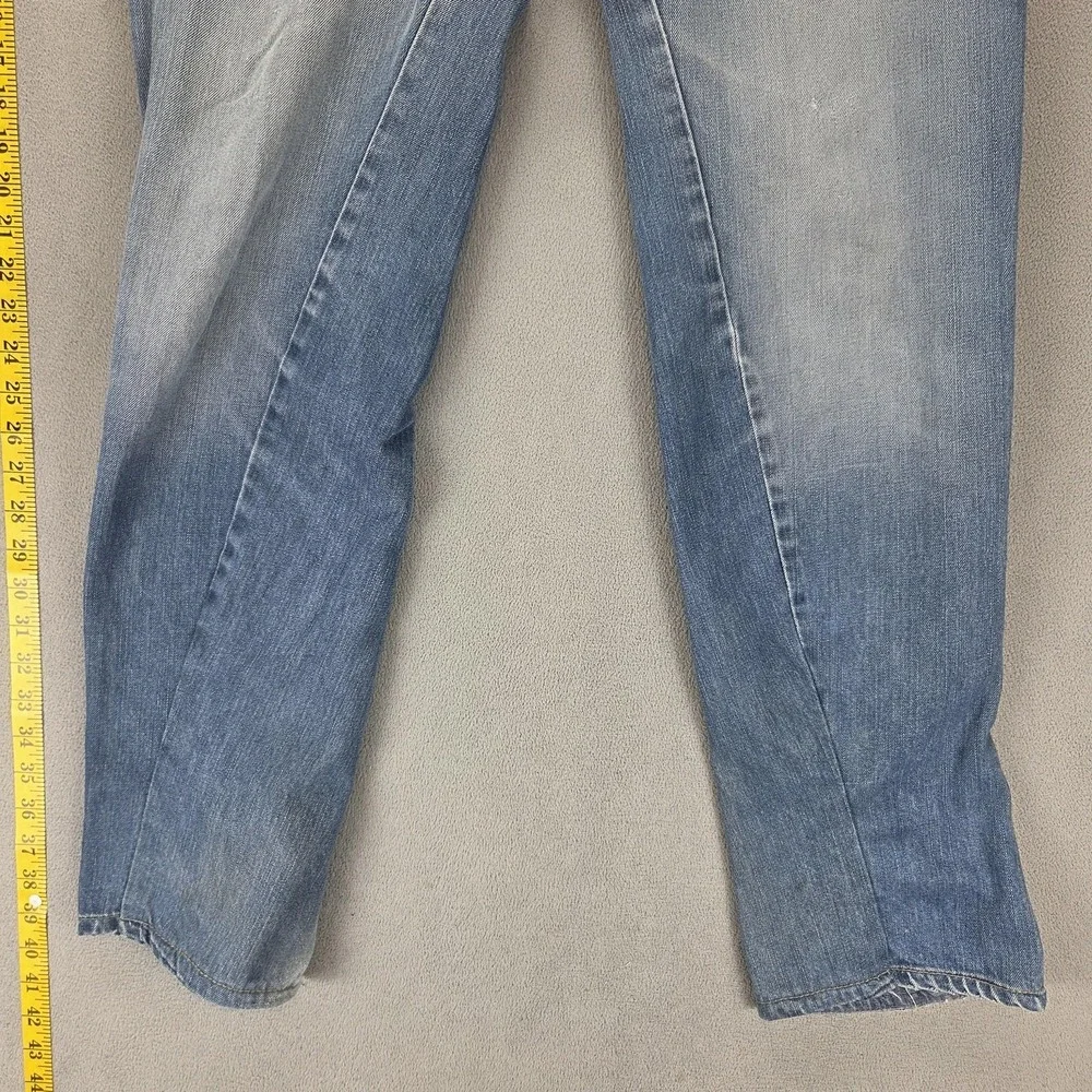 Vintage Levis Engineered Jeans Mens 32x32 Blue Twisted Flap Pockets Medium Wash